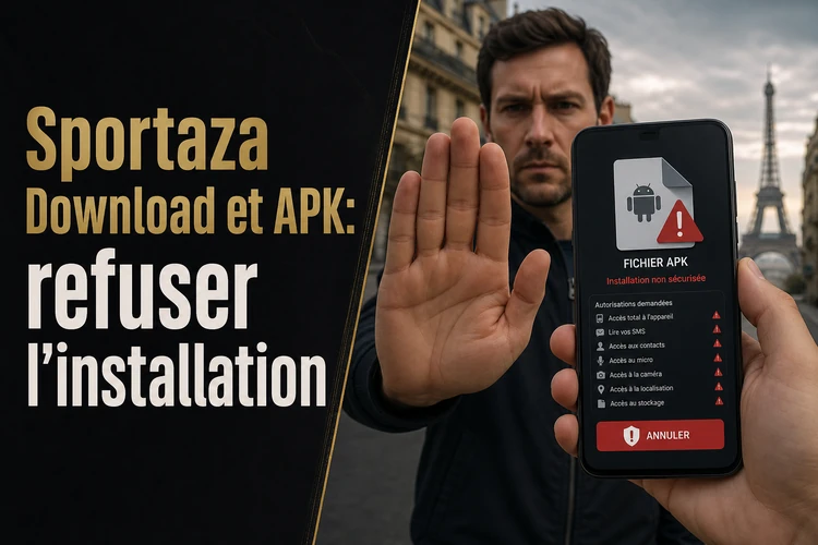 Sportaza Download et APK: quand refuser l'installation